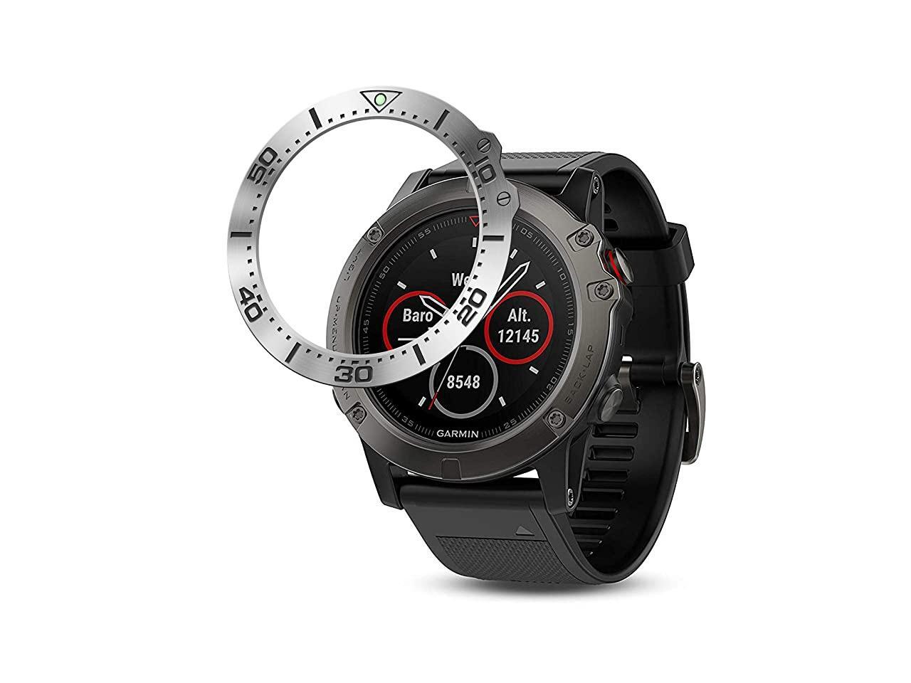 fenix 5 silver bezel
