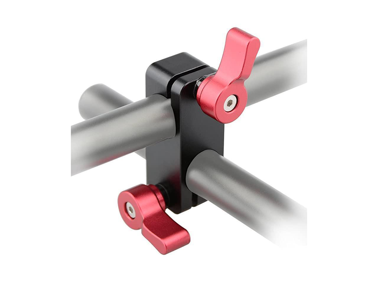 Right Angle Rod Clamp 15mm Rod 90 Degree Rotate for Video Camera DSLR