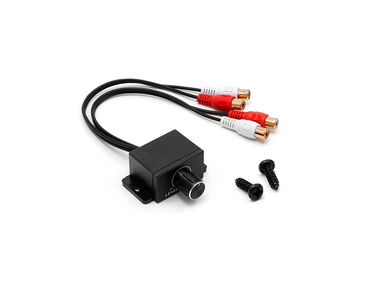 Universal Car RCA Remote Amplifier Level Controller Bass Knob Sub Amp