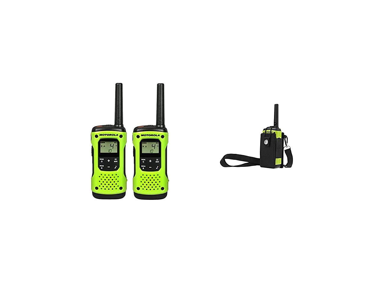 2 Pack Bundle Bundle with MOTDB PMLN7706AR Motorola Talkabout Two-Way Radio Carry Pouch Motorola T605 Talkabout 