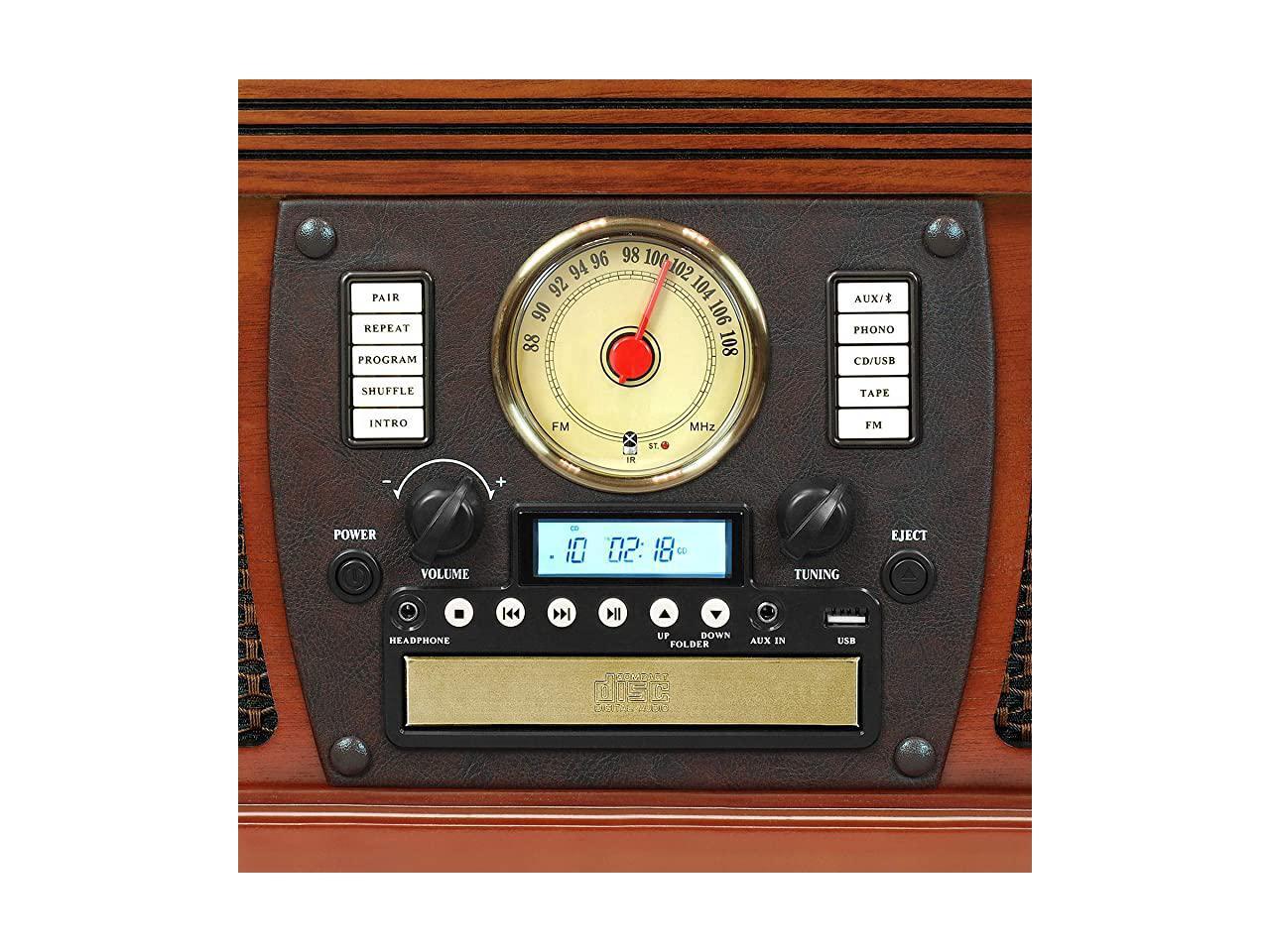 Navigator 8in1 Bluetooth Record Player amp Multimedia Center with