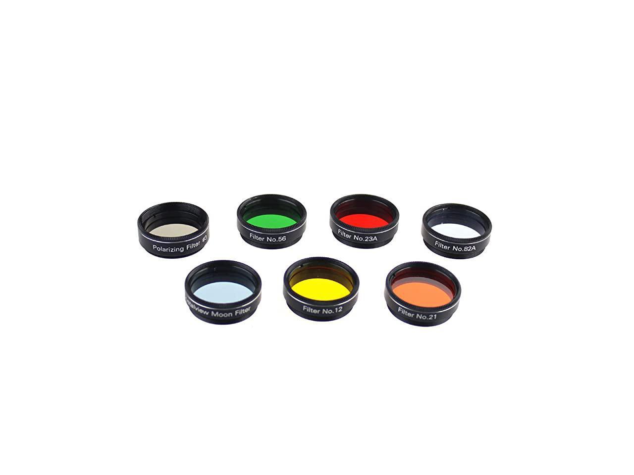 -Enhances red and Orange Features on Jupiter and Saturn 1.25inch No12 Planetary Filter for Telescopes Eyepiece Yellow 