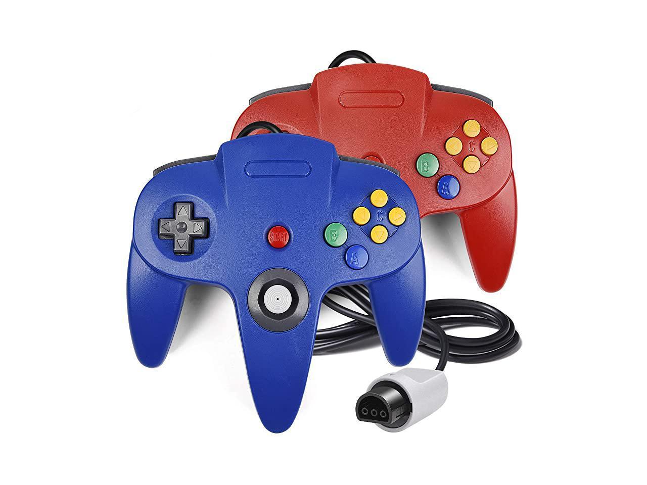 2 Pack N64 Controller iNNEXT Classic Wired N64 64-bit Gamepad Joystick for Ultra 64 Video Game Console