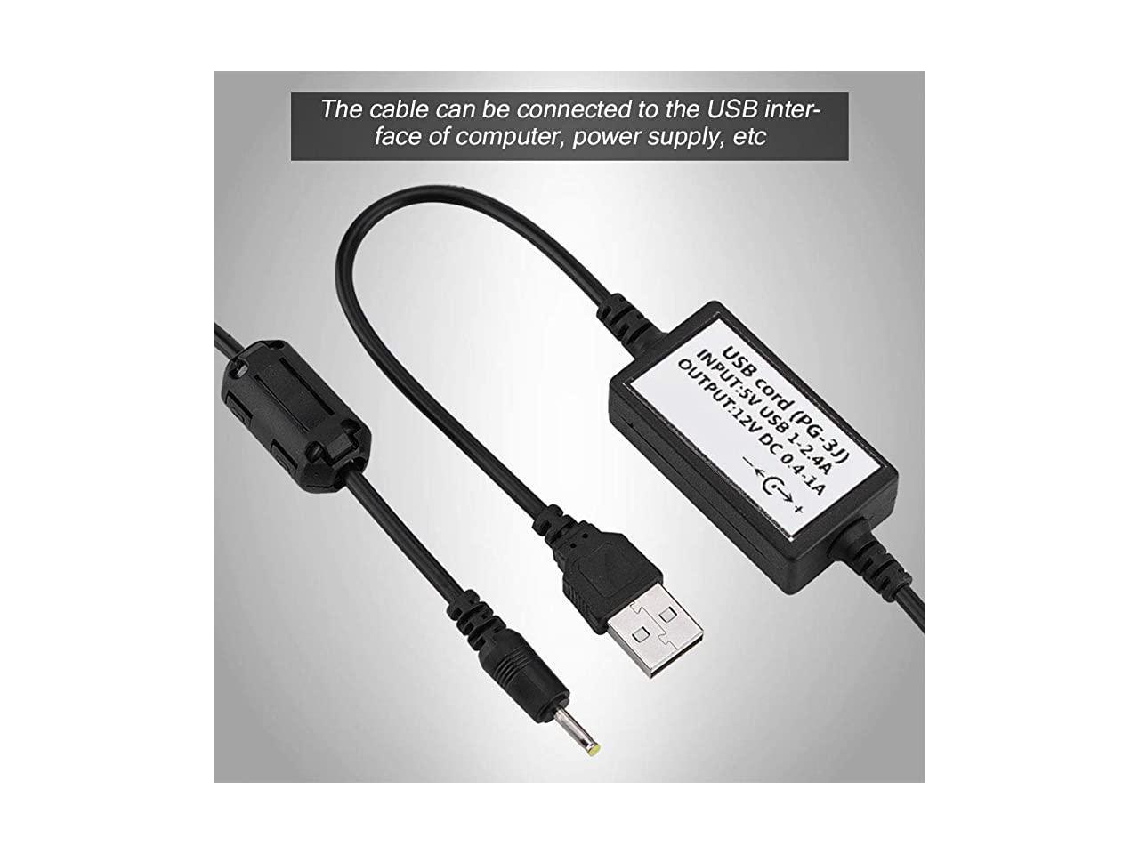 PG3J Walkie Talkie Charging Cable USB Charger for Kenwood THF6 THF6A