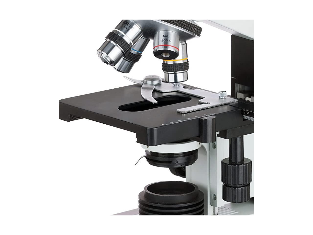 AmScope T400AB Compound Trinocular Microscope 40X2000X Magnification