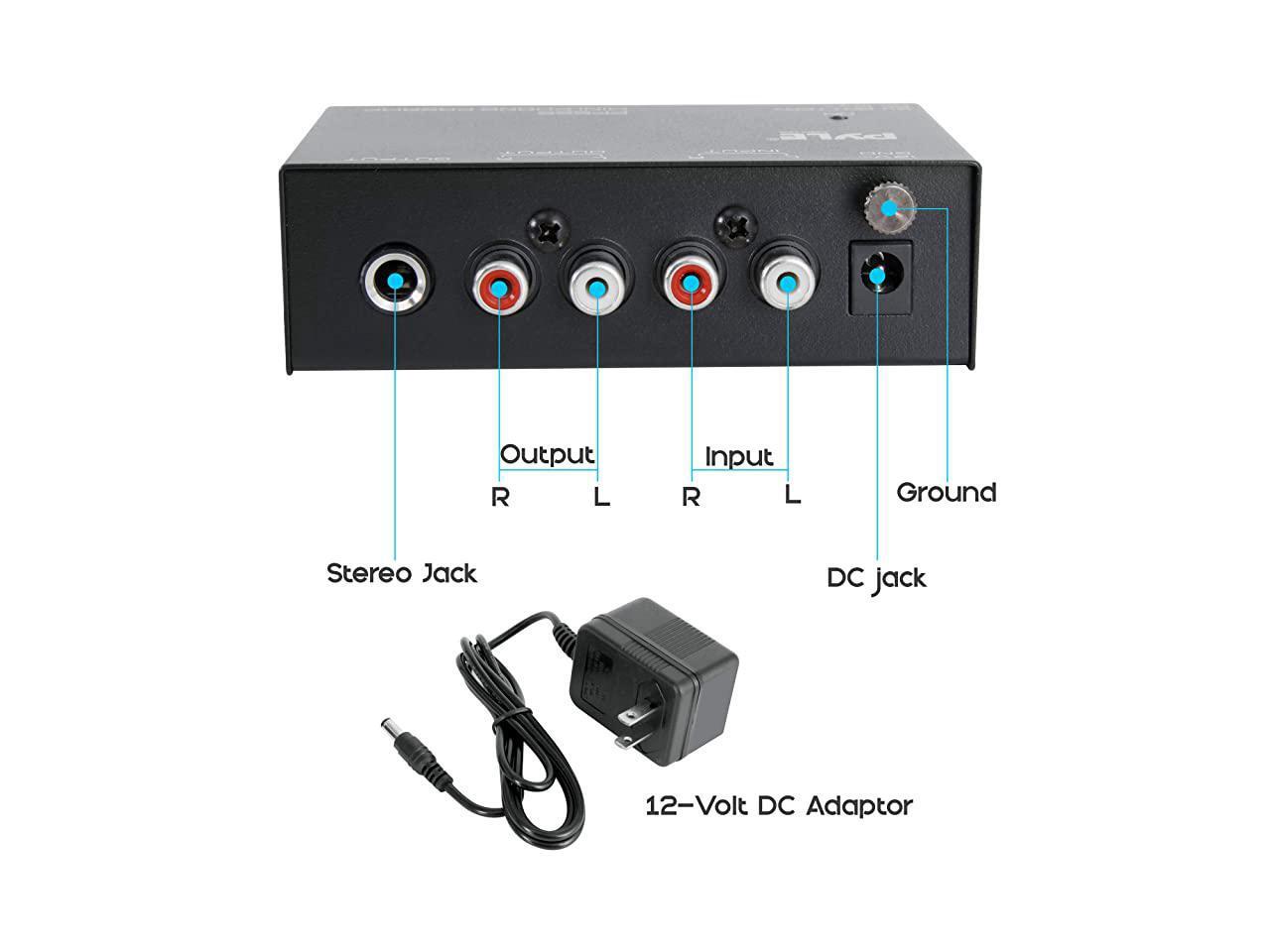 Phono Turntable Preamp Mini Electronic Audio Stereo Phonograph