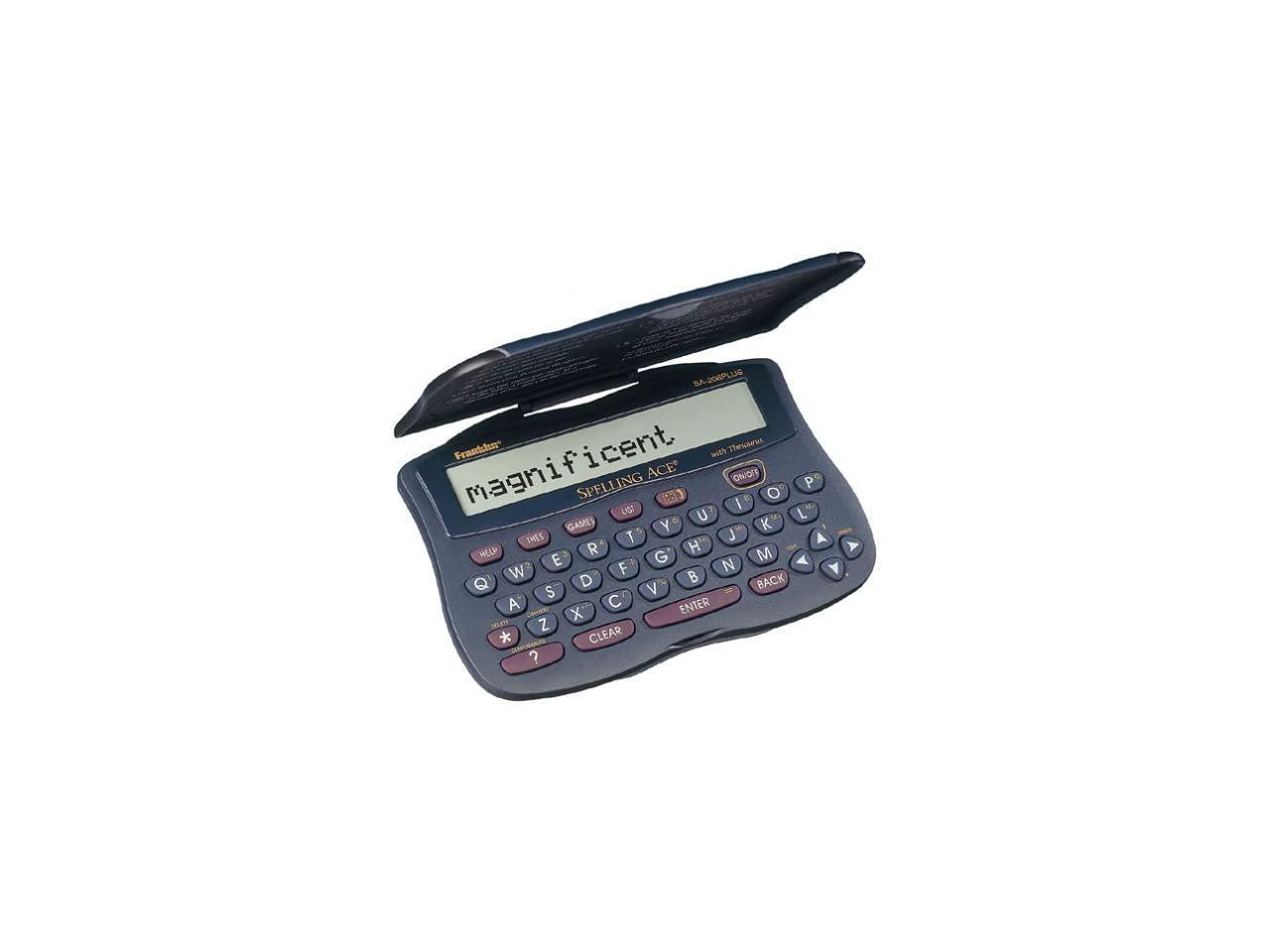 Franklin Electronic Publishers SA-309 Spelling Ace Thesaurus with Merriam-Webster Puzzle Solver 