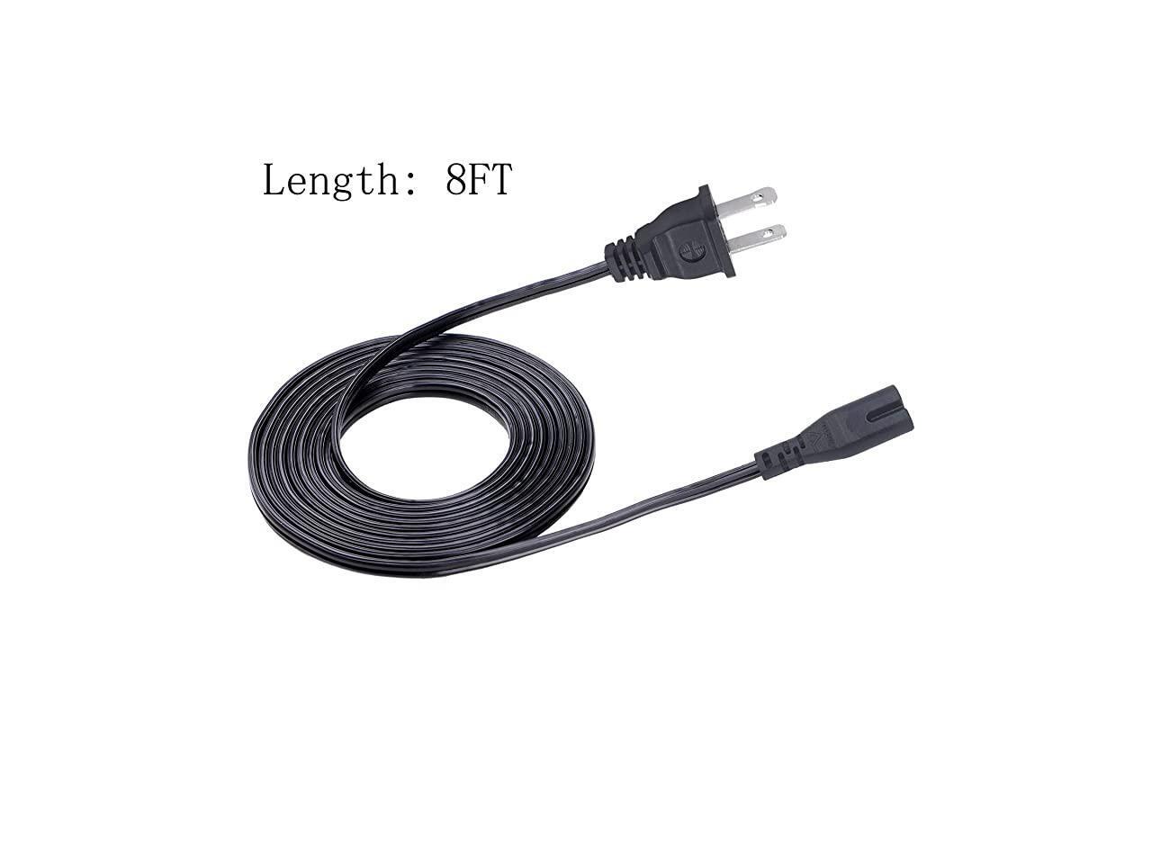 8ft 2 Prong Power Cord for Roomba Home Base Charging Dock 960 980 985 980 690 675 677 614 620