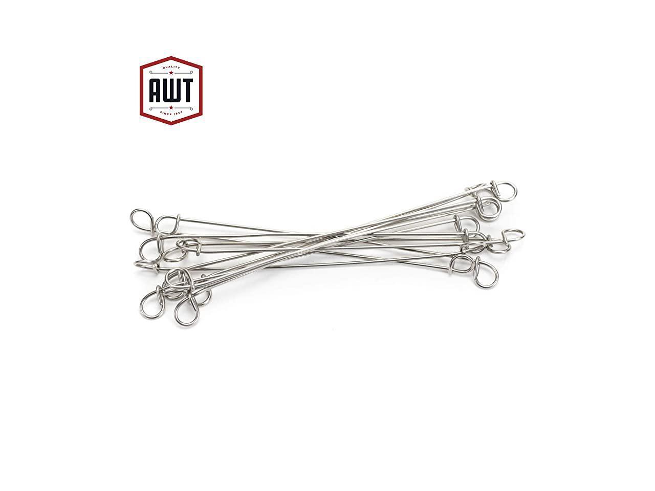 16-Gauge Double-Loop Reinforcement Cable 6 1000 Pack Stainless Steel American Wire Tie: Rebar Wire Ties 