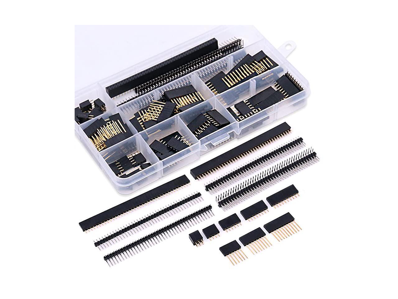 10pcs 1 x 40pin 2mm Single Row Breakaway Male Pin header for Arduino DIY New 