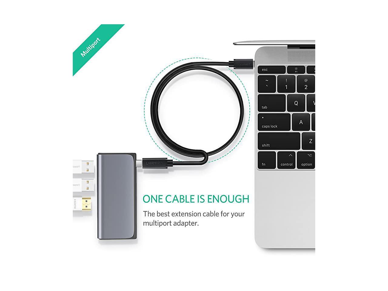 USB C Extension Cable Type C Extender USB C 3.1 Male to Female Fast