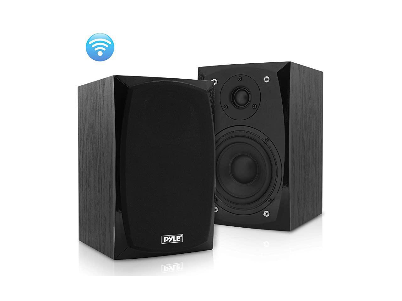 HiFi Desktop Bookshelf Speakers Pair 300 Watt Powered Bluetooth