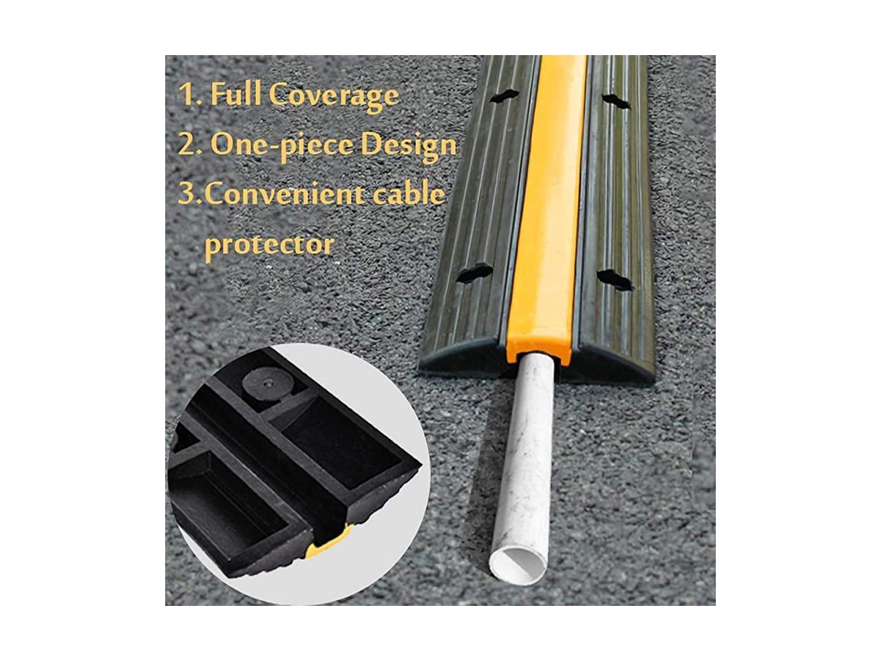 Cable Ramp 1 Channel Cable Protector 4 Pack Heavy Duty 18000LBS