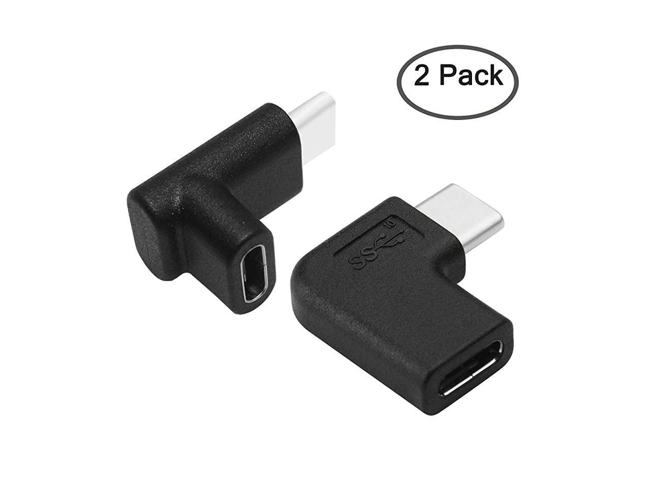 90 Degree USB C Type C Male to Female Adapter Right amp Left and Upward ...