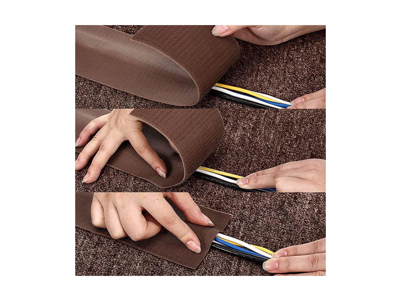 Floor Strip Cord Cover Grip Floor Protector Carpet Management Hold