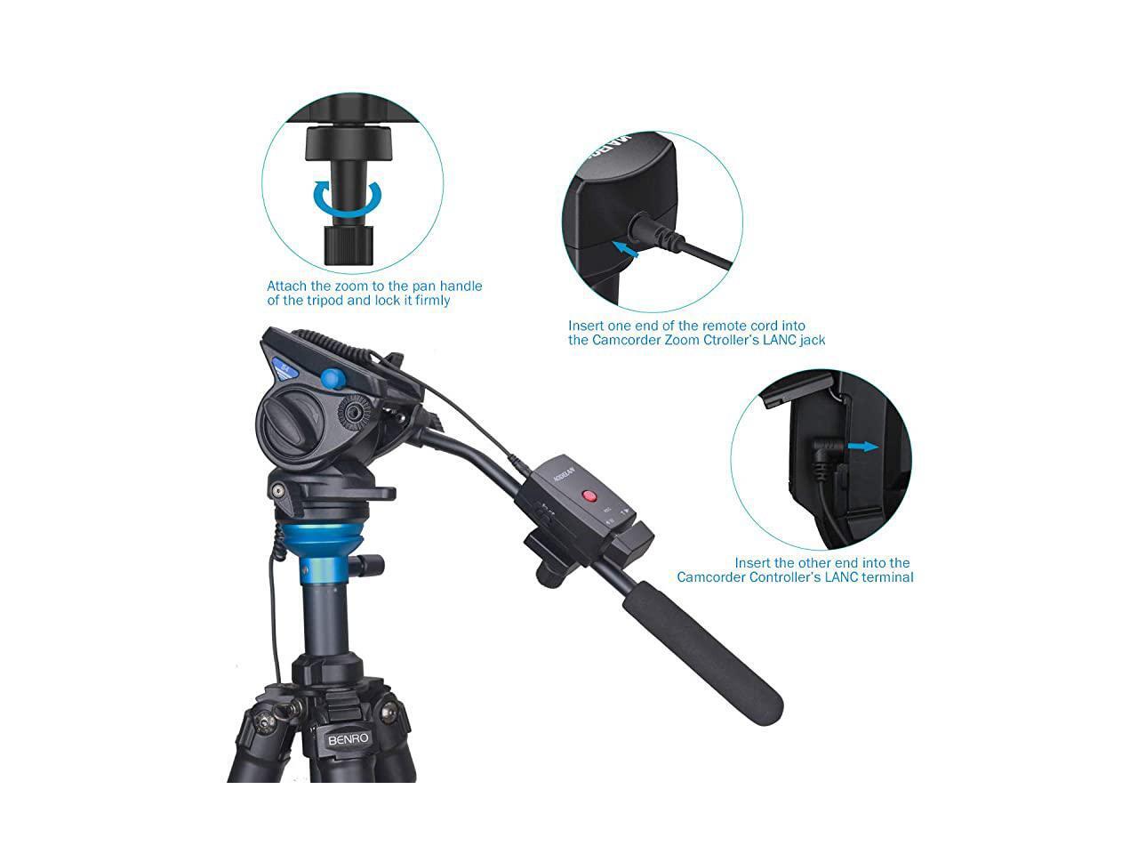 Lanc Camcorder Zoom Controller Video Camera Zoom and Video Recording