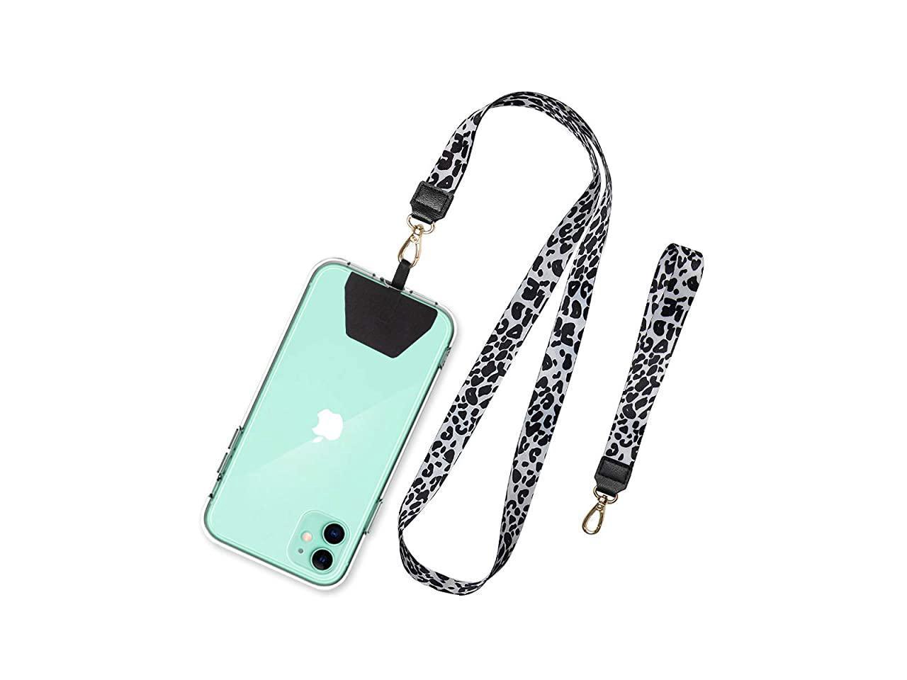 Phone Lanyard Neck Strap and Wrist Tether Key Chain Holder Universal ...