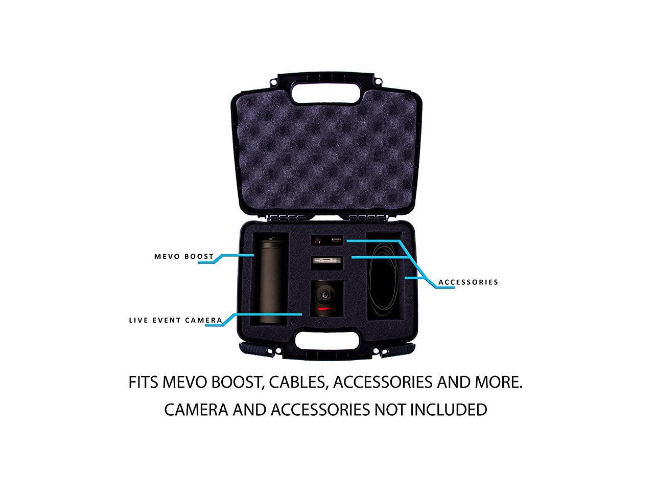 Protective Hard Camera Case with Custom Foam to Carry Mevo Camera Live