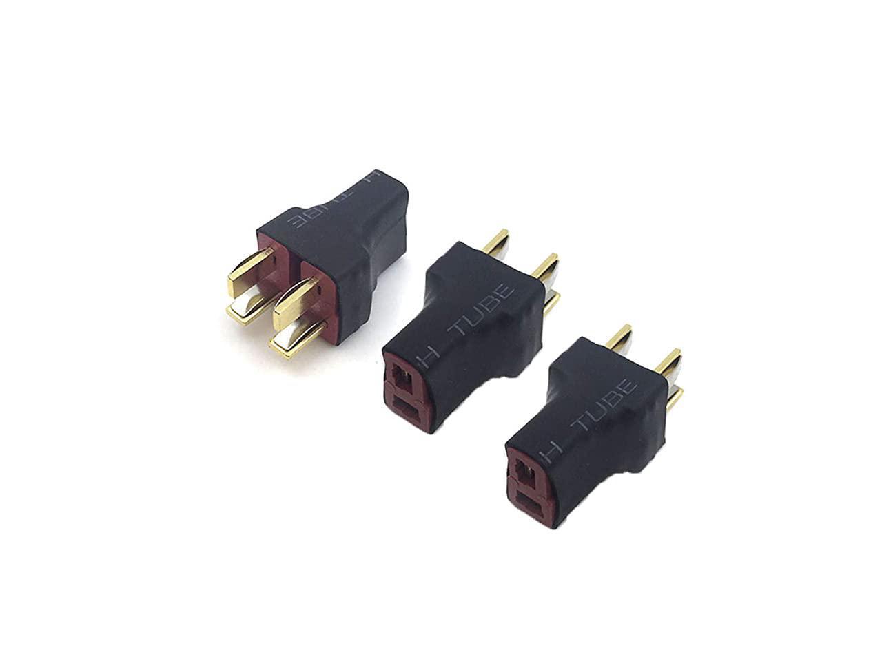 Deans T-Plug Female to 2 Male Parallel Adapter RC Connector 
