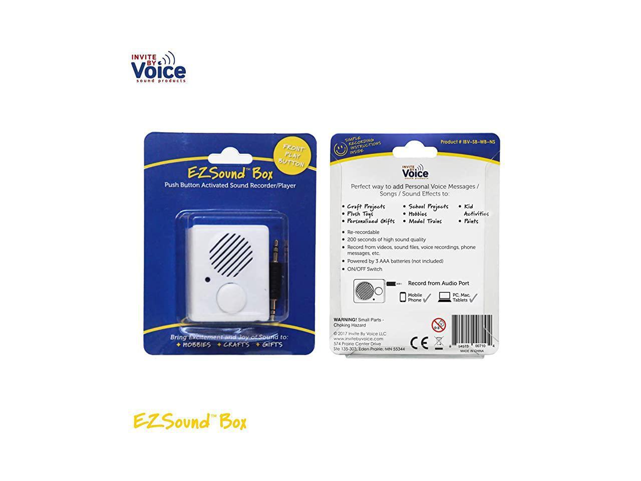 recordable voice box for stuffed animals