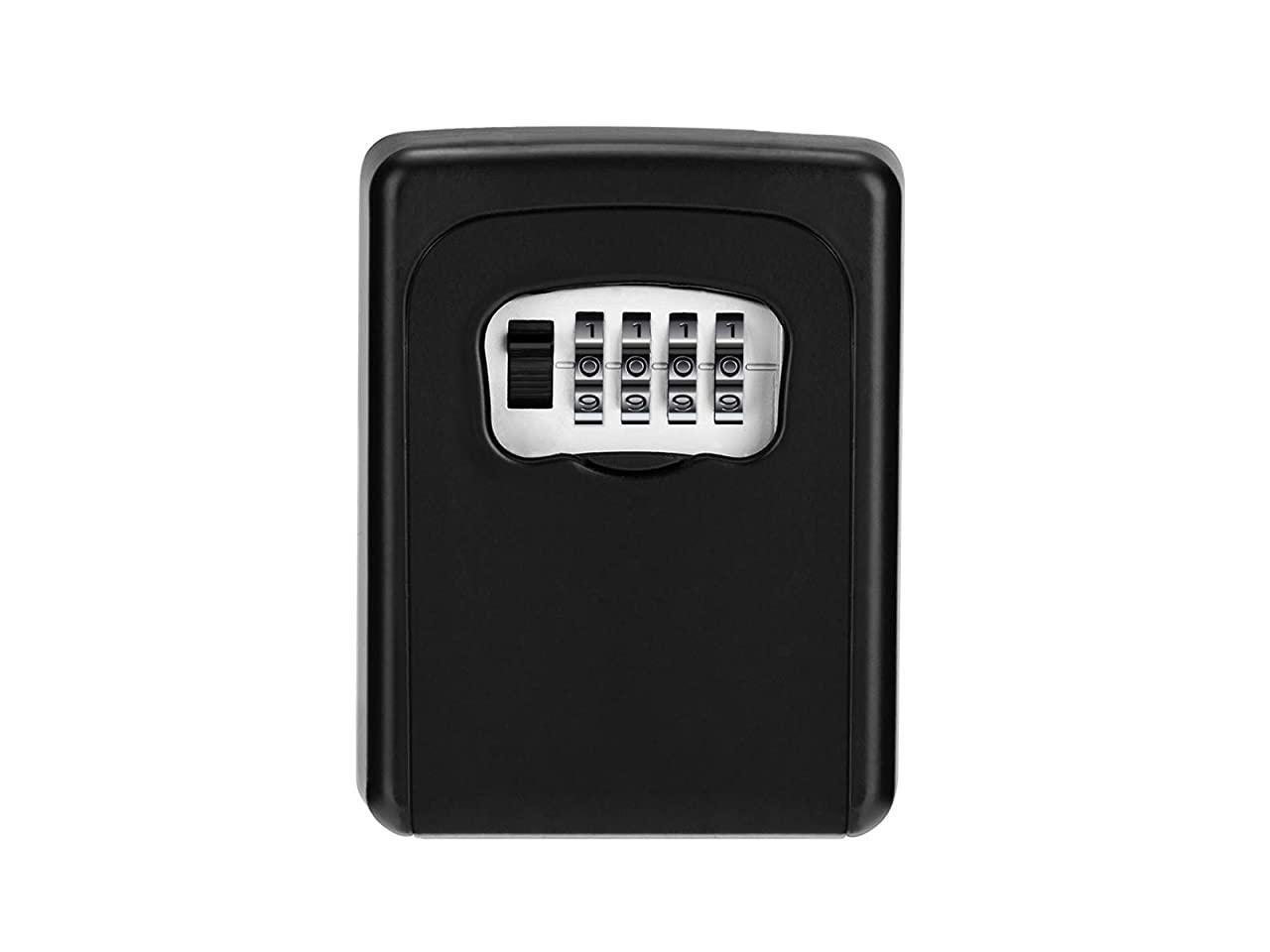 Wall Mounted, Yale Combination Key Lock Safe Security Box 4-Digit Combination 