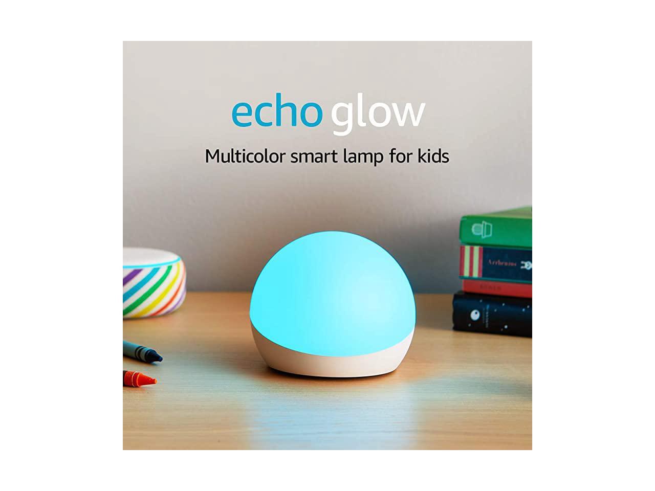 echo glow multicolor smart lamp