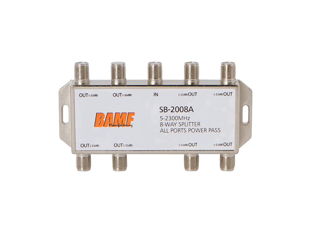 8Way Coax Cable Splitter BiDirectional MoCA 52300MHz