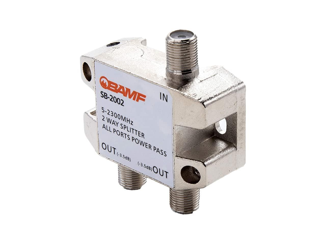 2Way Coax Cable Splitter BiDirectional MoCA 52300MHz