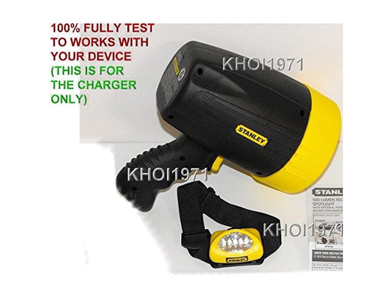 Wall Charger Ac Adapter Cord For Black YellowTrim Sl500hl Stanley
