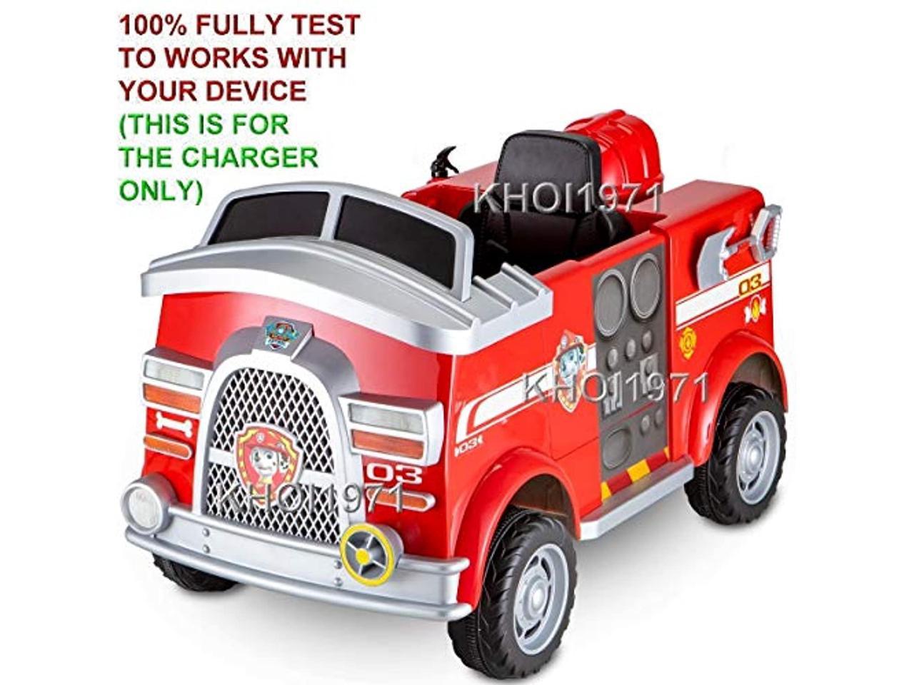 8-FT WALL charger AC adapter FOR KT1439WM KIDTRAX Paw Patrol MARSHALL Fire Truck 