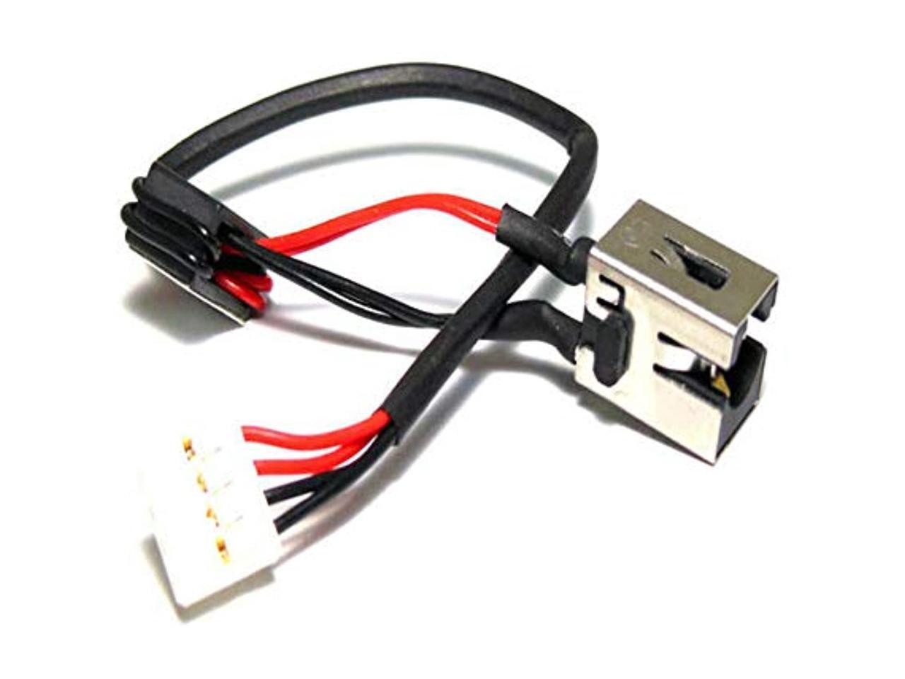 2Pcs Dc In Power Jack Cable Socket Plug Replacement For Lenovo Ideapad M3070 Dc30100l500