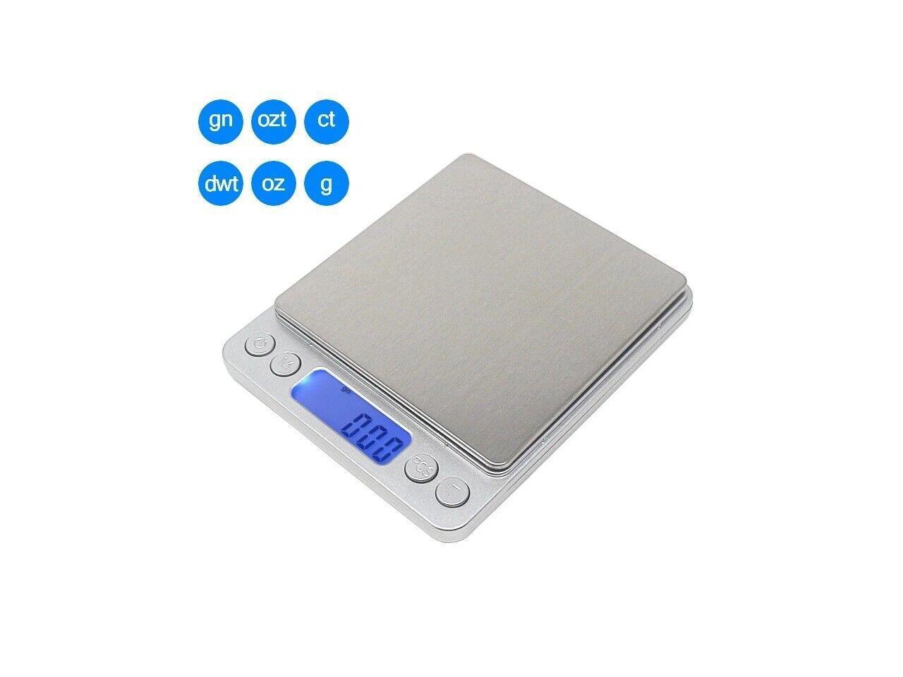 Digital Scale 2000g x 0.1g Jewelry Gold Silver Coin Gram Pocket Size Herb Grain 