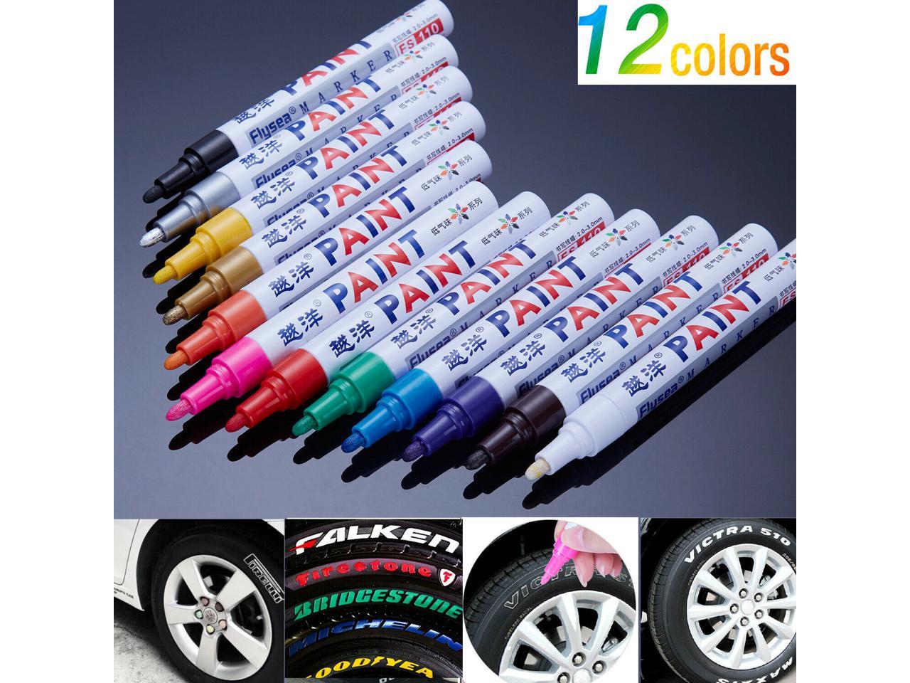 3.0mm Waterproof Oil-Based Permanent Paint Marker Pen Car Tyre Tire Tread Rubber