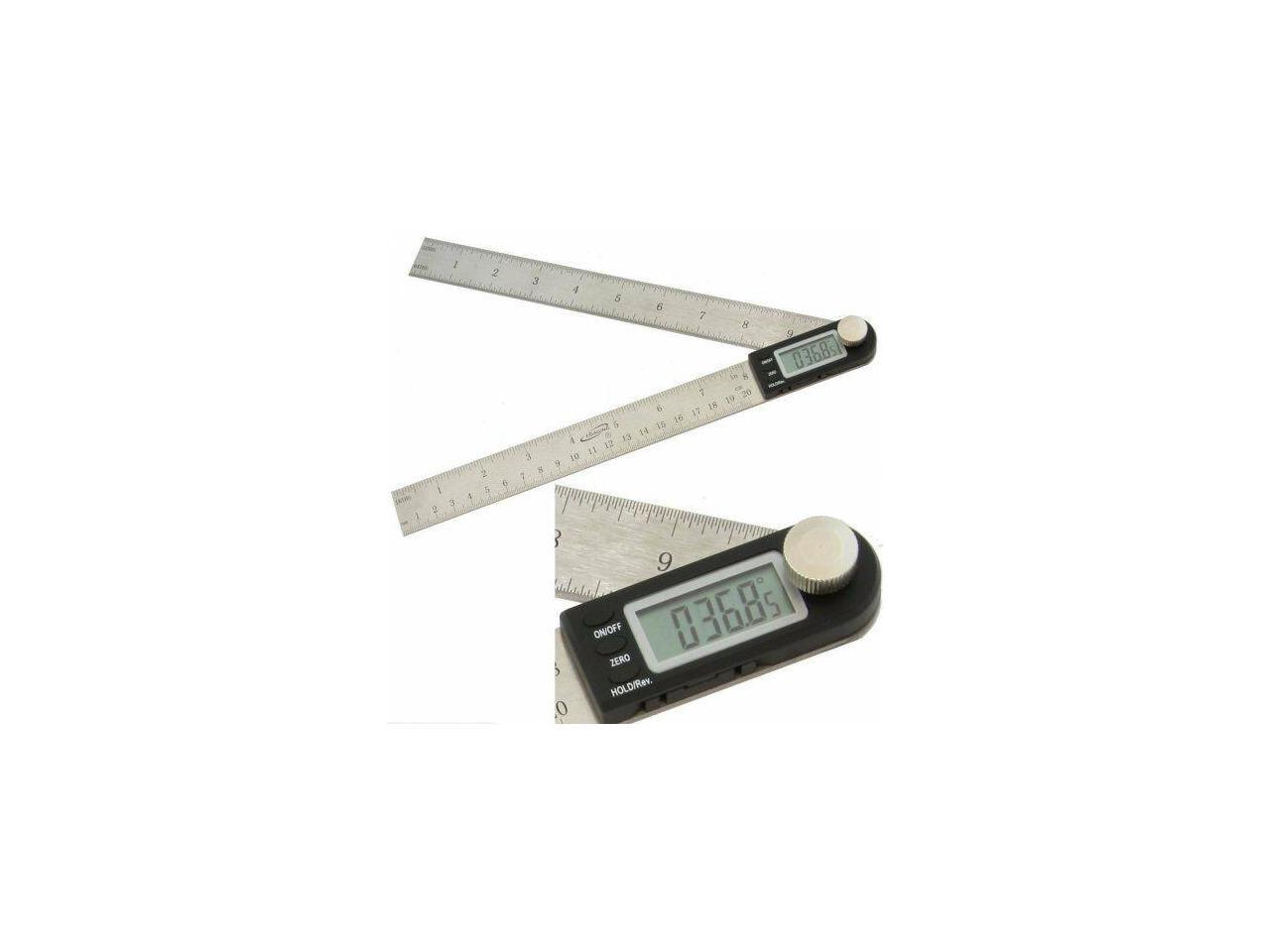 Digital Electronic Miter Angle Finder Protractor  Rule 11" 