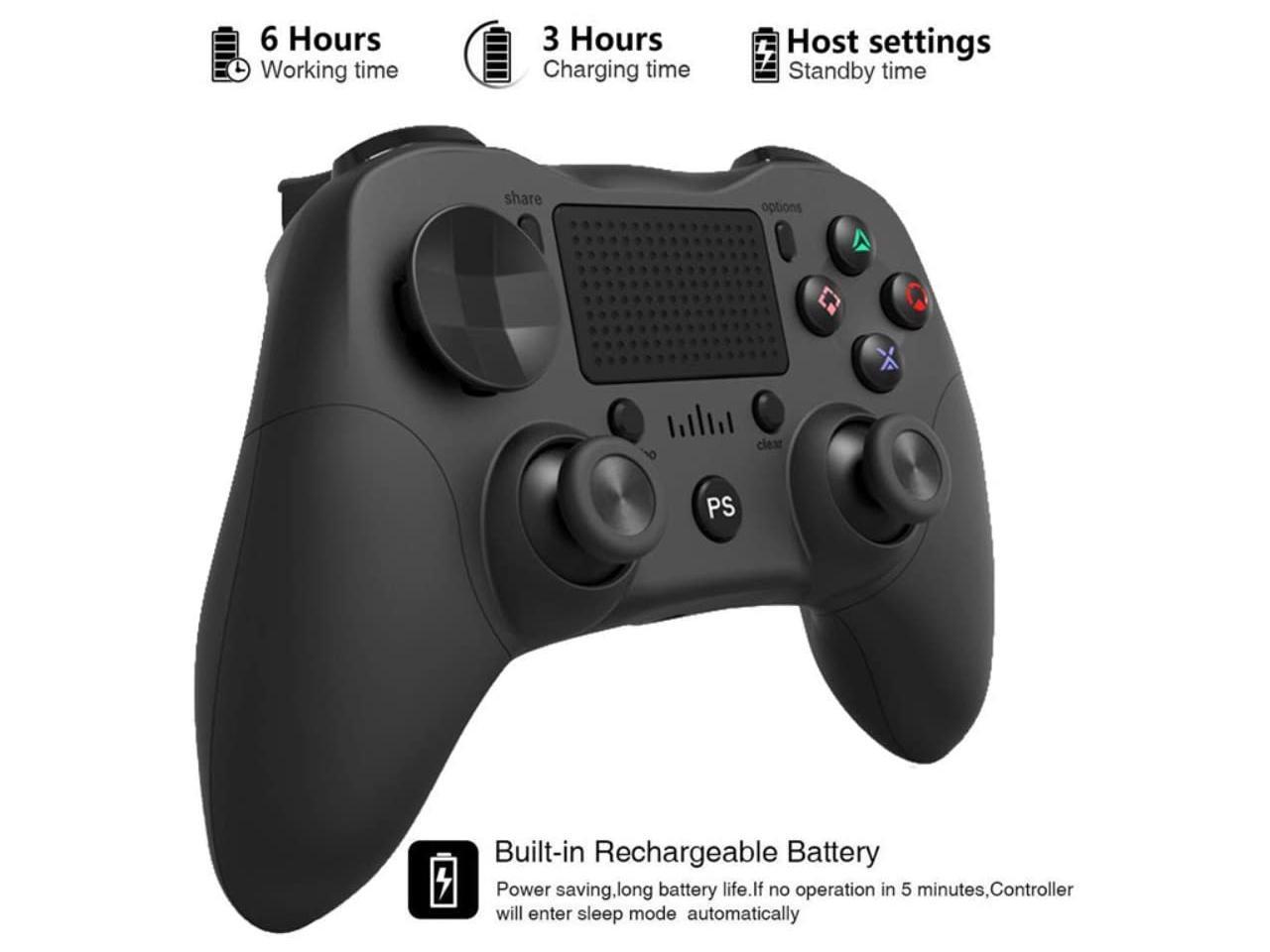 PS4 Wireless Game Controller,USB Rechargeable PS4 Gamepad with Touch