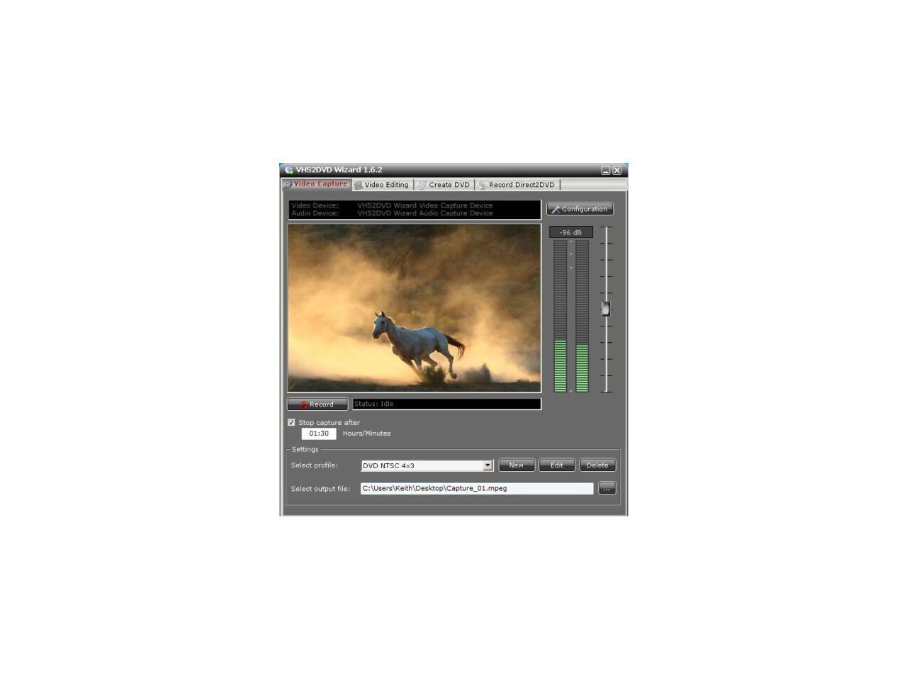 VHS To DVD Wizard Software USB Video Capture Device Grabber Digital