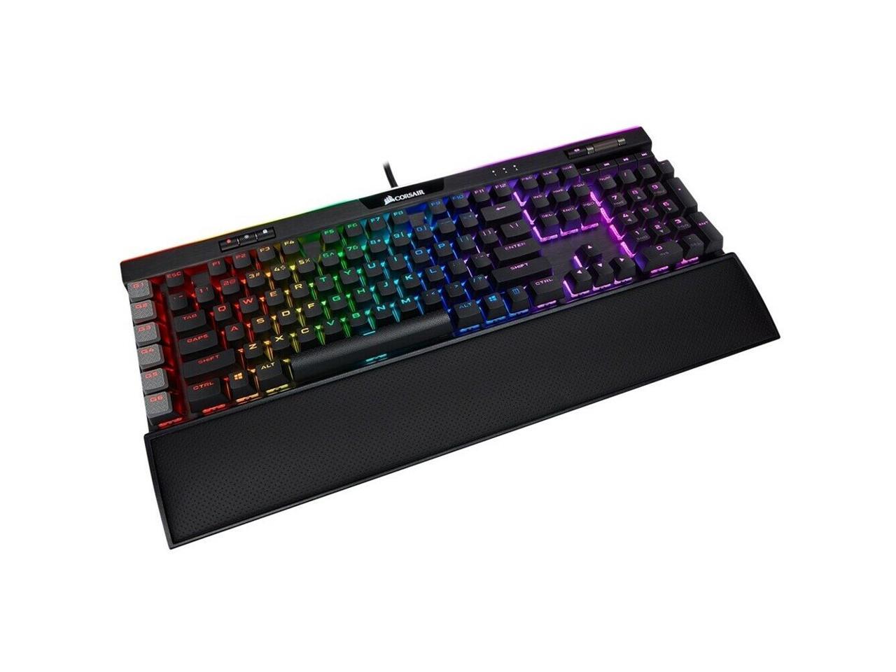 Corsair Gaming K95 Platinum Xt Wired Mechanical Cherry Mx Rgb Brown Switch Keyboard With Back Lighting Black Newegg Com