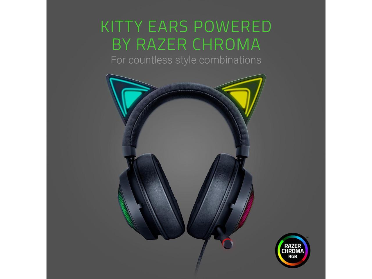 Razer Kraken Kitty - Wired USB Gaming Headset - Black