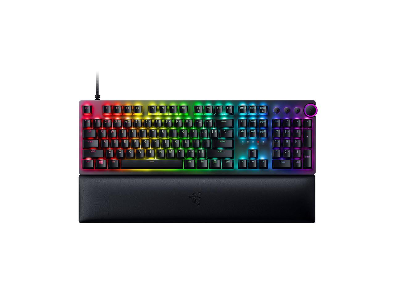 Razer Huntsman V2 Optical Gaming Keyboard: Fastest Clicky Optical ...