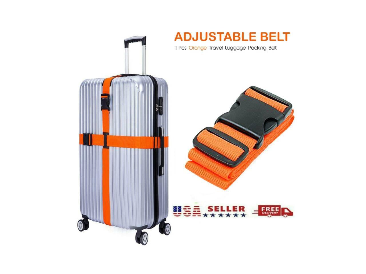 Non-Slip Travel Luggage Straps Buckle Packing Portable Adjustable Suitcase Belts Black Utility Strap with Quick-Release Buckle Travel Bag Accessories CALIDAKA 4pcs Strap Buckle Packing