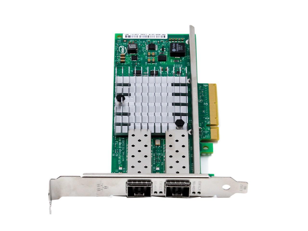 Intel 10Gbps Dual Port PCI-E X520-DA2 E10G42BTDA Ethernet Server ...