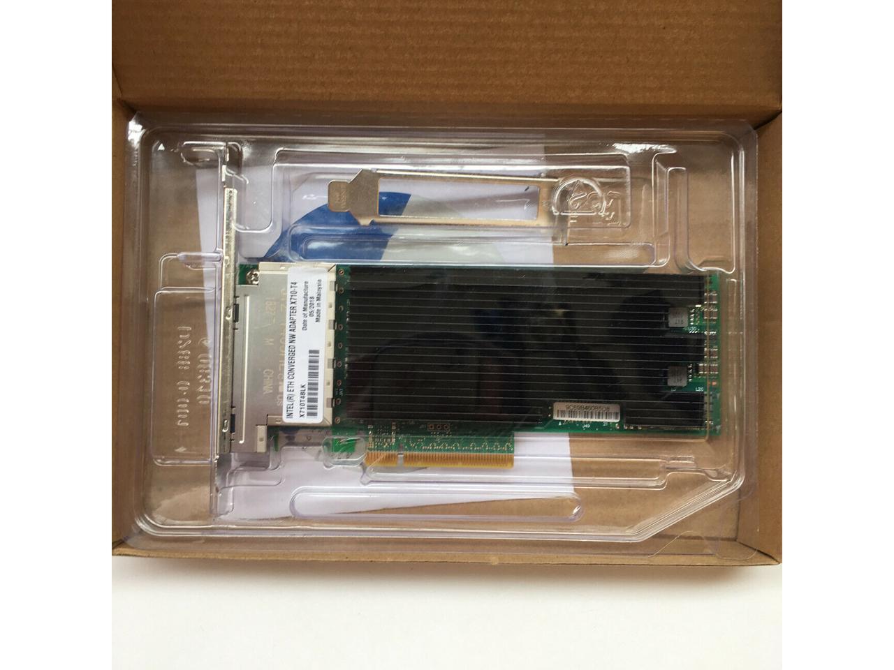 New Intel X710-T4 Ethernet Converged Network Adapter X710T4 X710T4BLK 4 ...