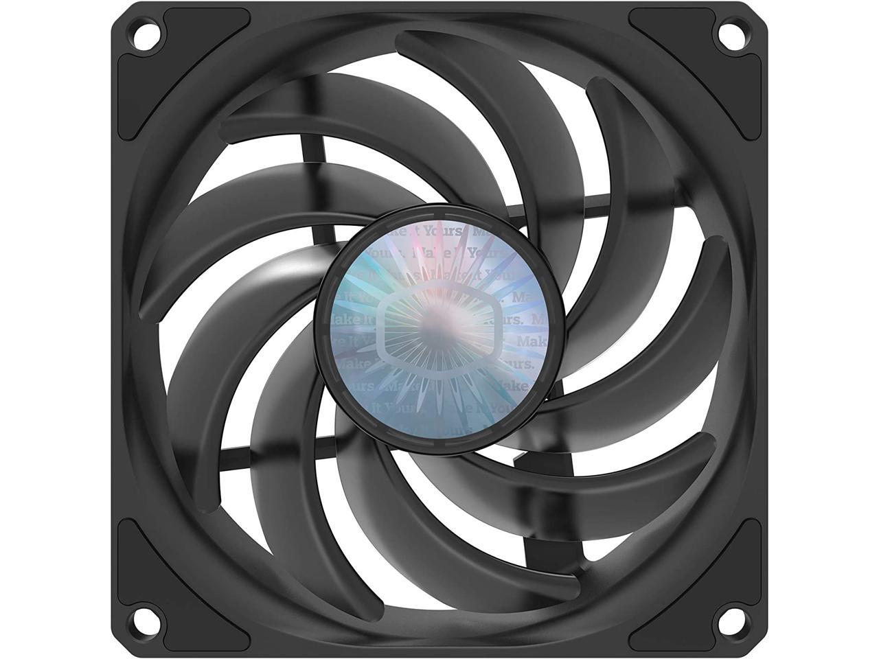 Cooler Master SickleFlow 92 All-Black 92mm Square Frame Fan with Air ...