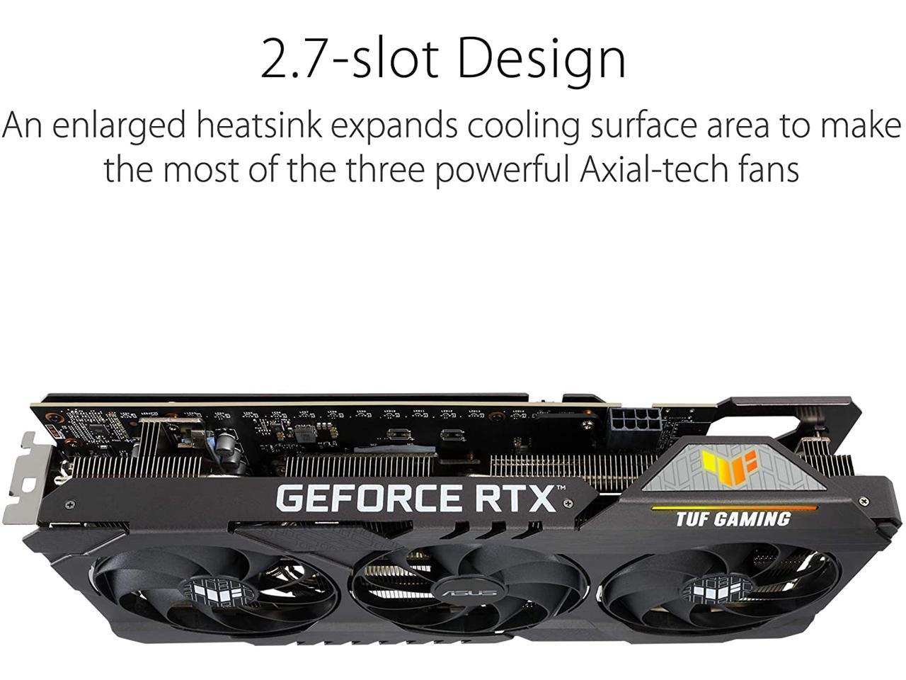ASUS TUF Gaming GeForce RTX 3060 12GB GDDR6 PCI Express 4.0 x16