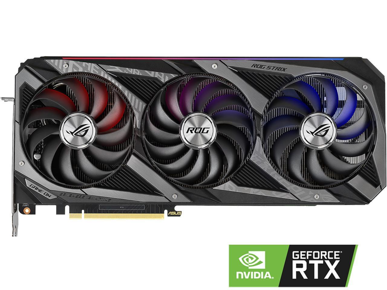 2021 ASUS ROG STRIX GeForce RTX 3060 Ti OCエディション ゲームグラフィックカード (PCIe 4.0 8GB  Q646l8J5aY, グラフィックボード、ビデオカード - centralcampo.com.br