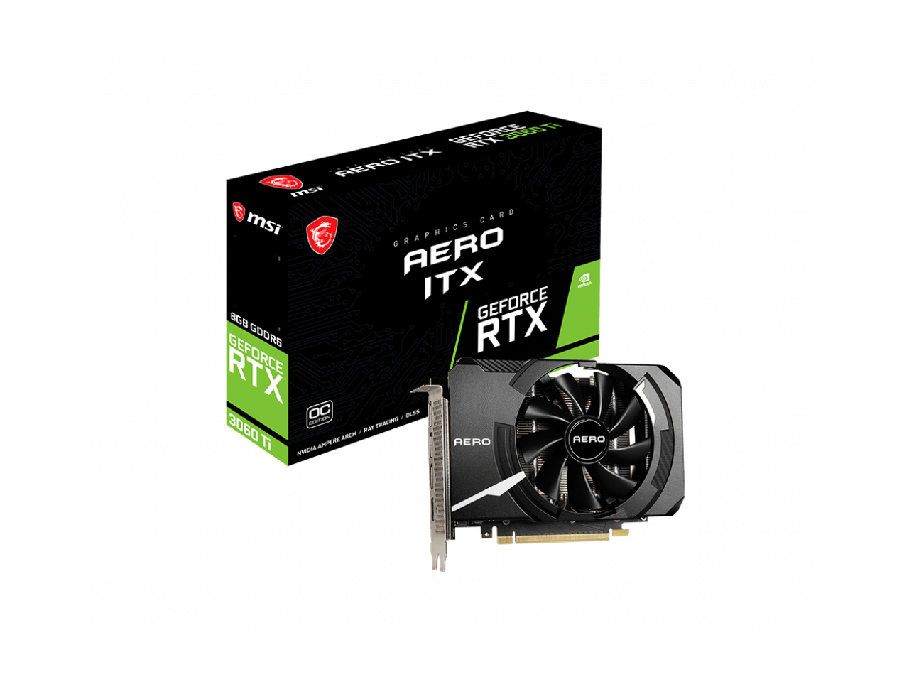 MSI GeForce RTX 3060 Ti ITX 8GB GDDR6 PCI Express 4.0 Video Card 