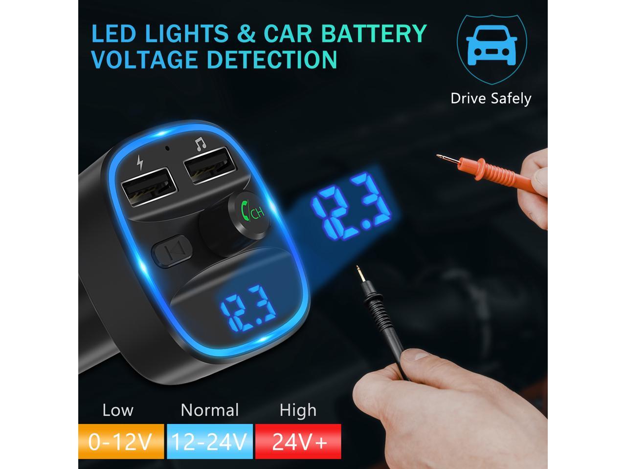 (2021 Version) LENCENT FM Transmitter, Bluetooth FM Transmitter