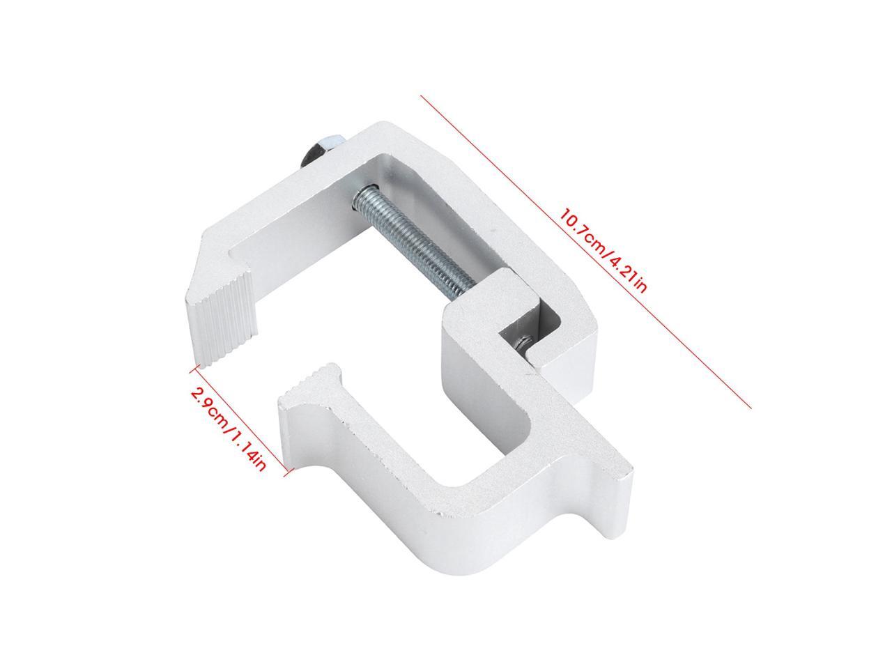Truck Cap Mounting 6pcs Professional Truck Retaining Clamps 2in Throat Depth Alloy Steel Truck Cap Topper Campers Mounting Clips
