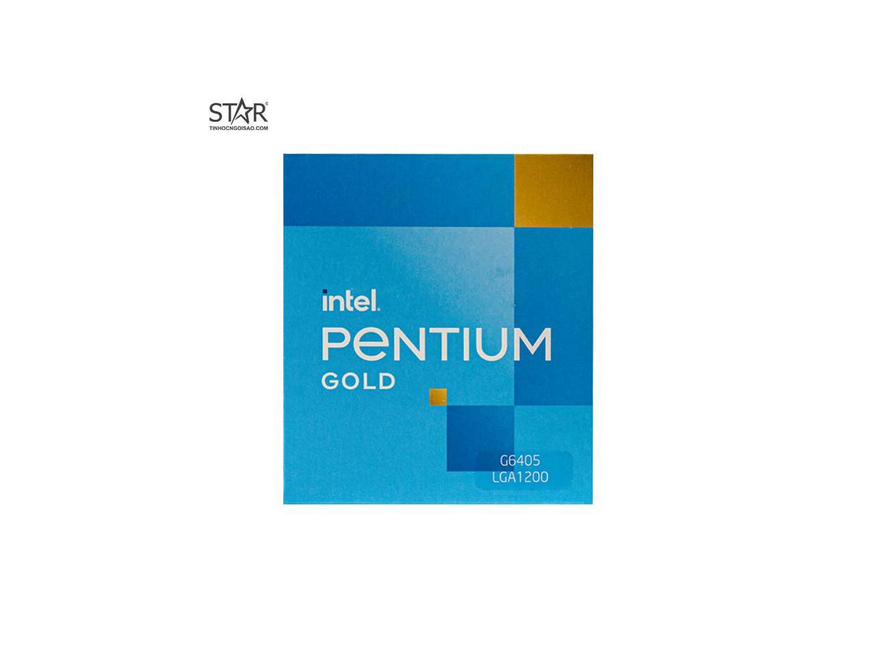 Intel Pentium G6405 - Pentium Gold Comet Lake Dual-Core 4.1 GHz LGA