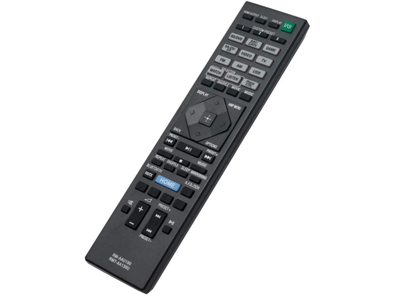RMT-AA130U RM-AAU190 Replace Remote Control Applicable for Sony STR